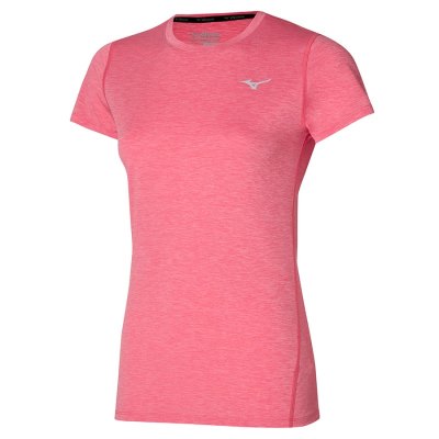 Camisa Mizuno Impulse Core Tee Mujer - Coral - Chile M598PRUBNG